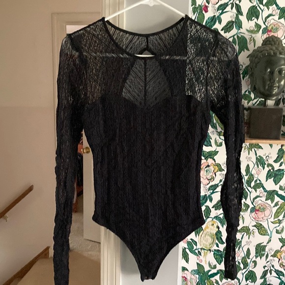 Abercrombie & Fitch Tops - Abercrombie Black Lace Bodysuit